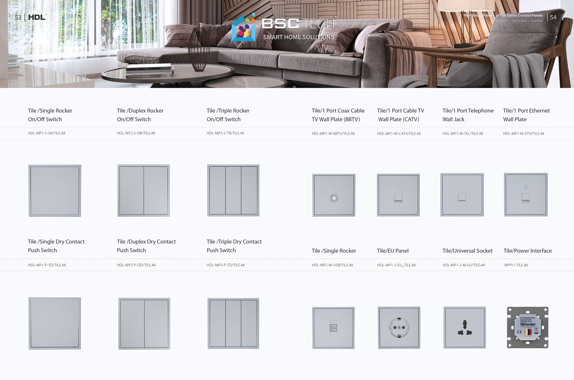 Công tắc thông minh Tile HDL 