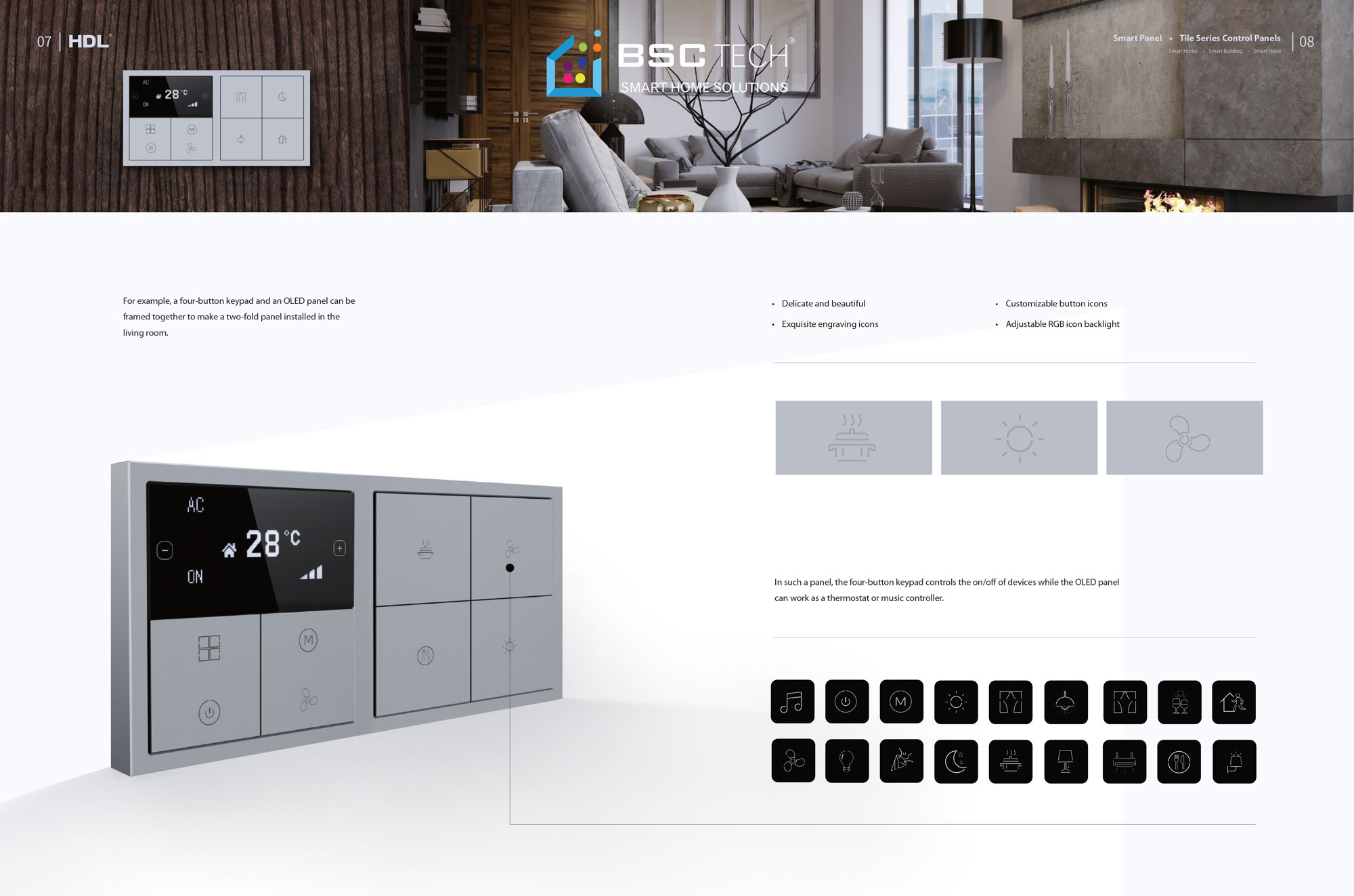 Công tắc thông minh Tile HDL 