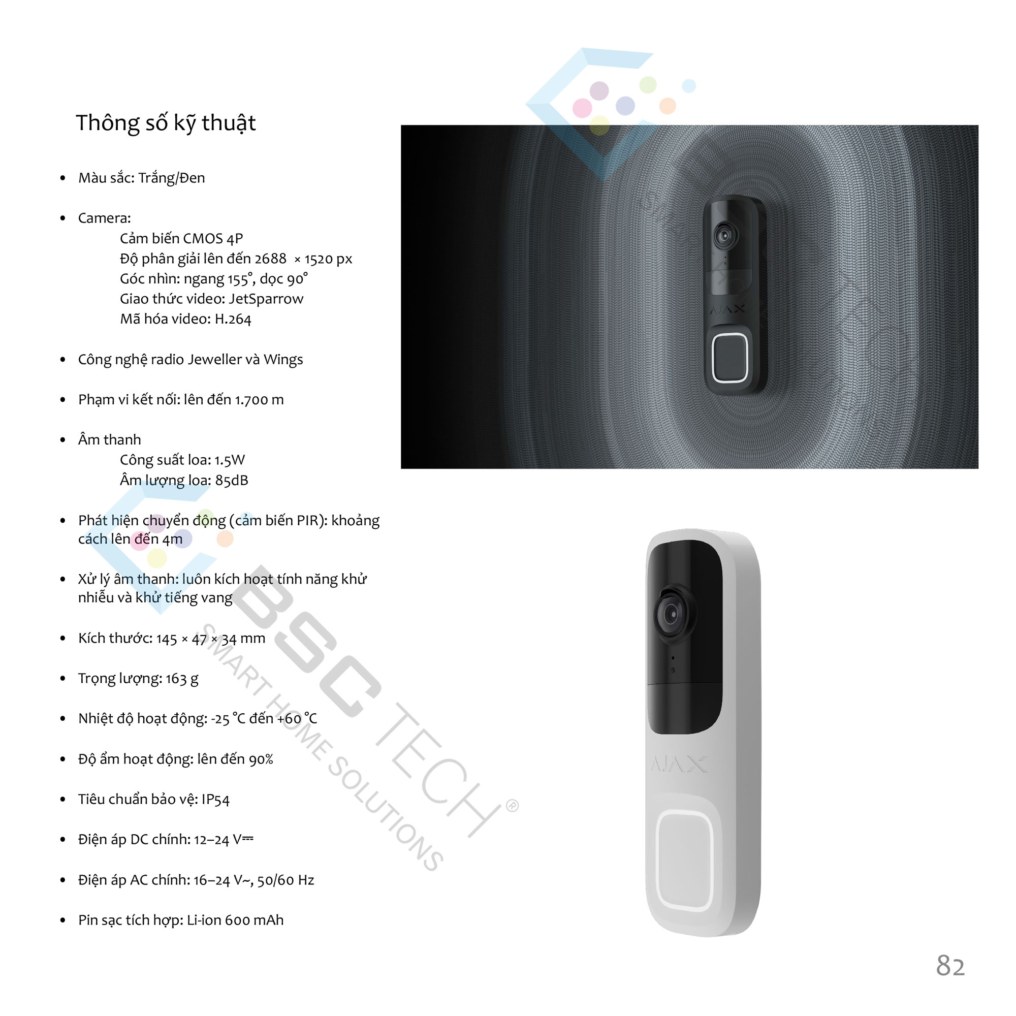 Tổng hợp thiết bị AJAX