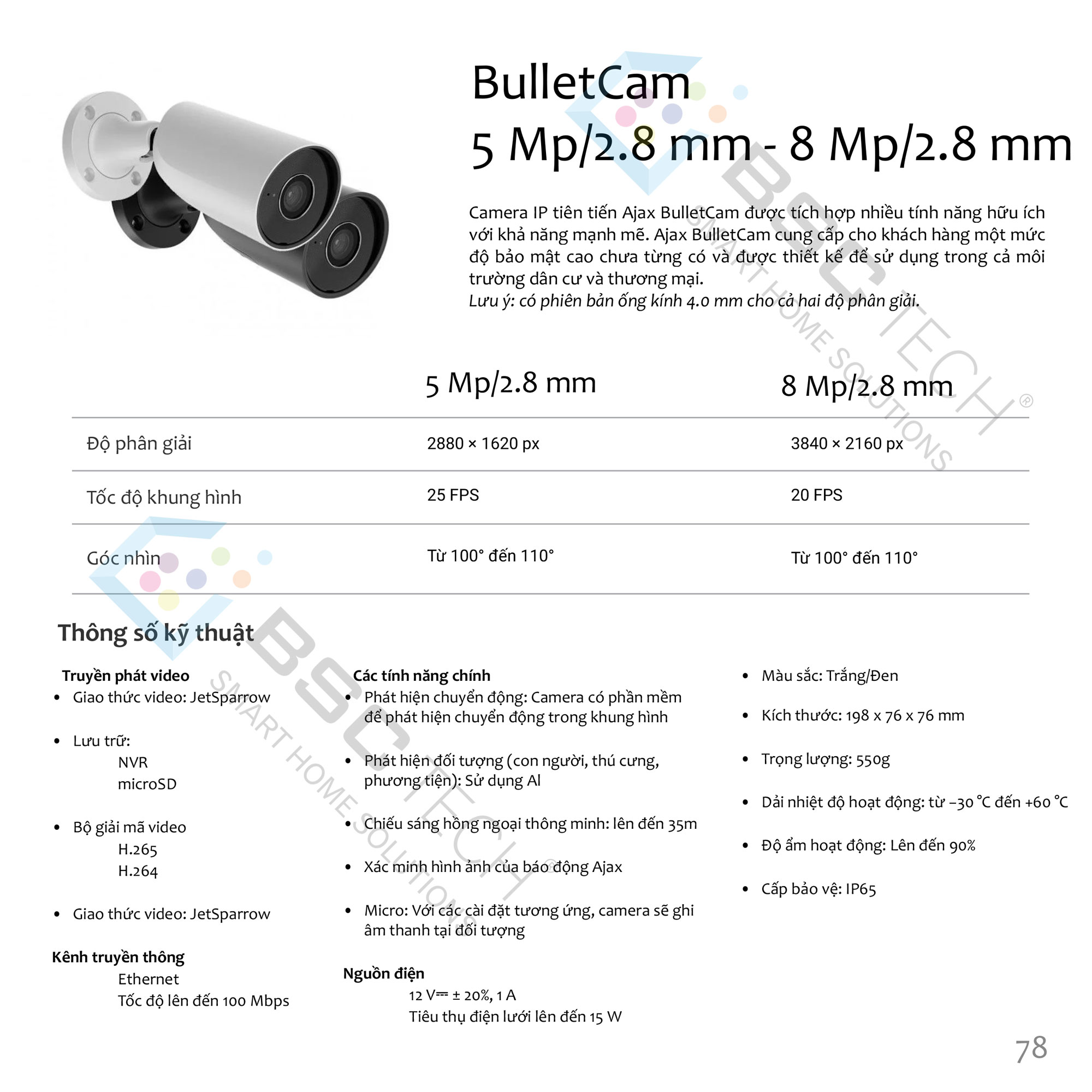 Tổng hợp thiết bị AJAX