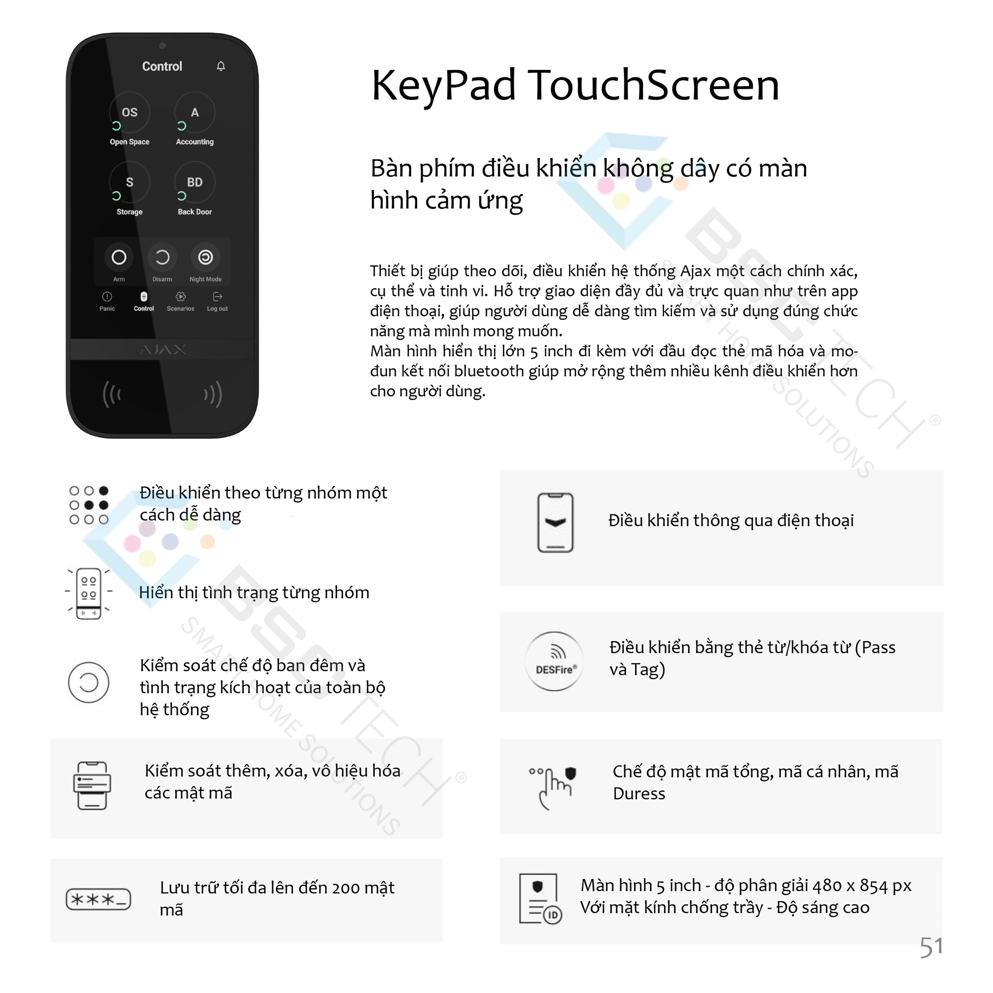 Tổng hợp thiết bị AJAX