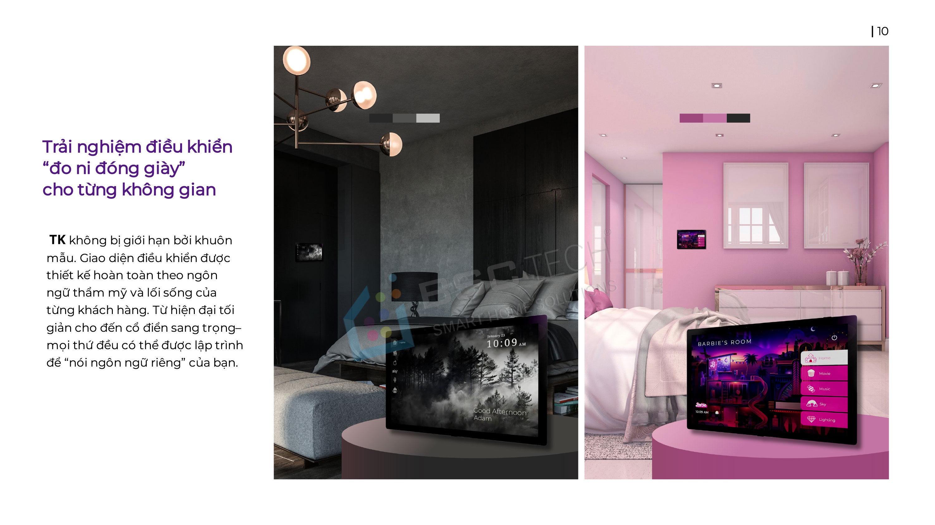 Giao diện điều khiển tổng thể 